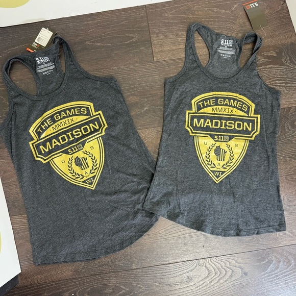511 Tactical Madison Games Graphic Tank Top - Gray - Picture 1 of 5